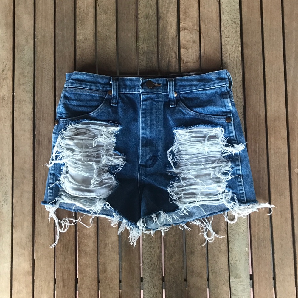 Custom made Wrangler Cutoffs