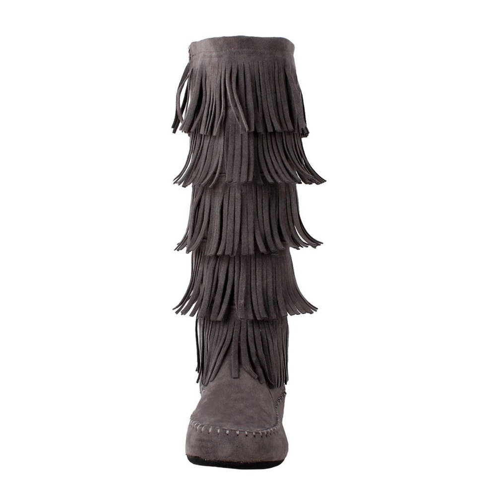 ✂️ 1 Hour Sale Fringe Layered Boots - Picture 3 of 4