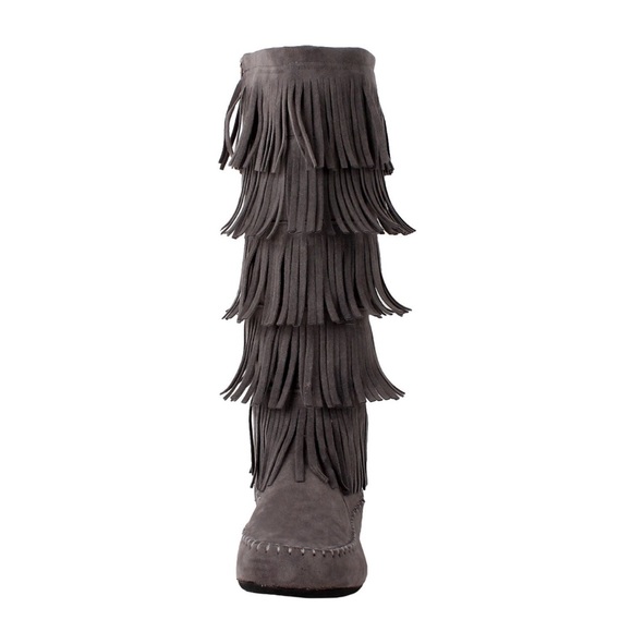 ✂️ 1 Hour Sale Fringe Layered Boots - Picture 3 of 4