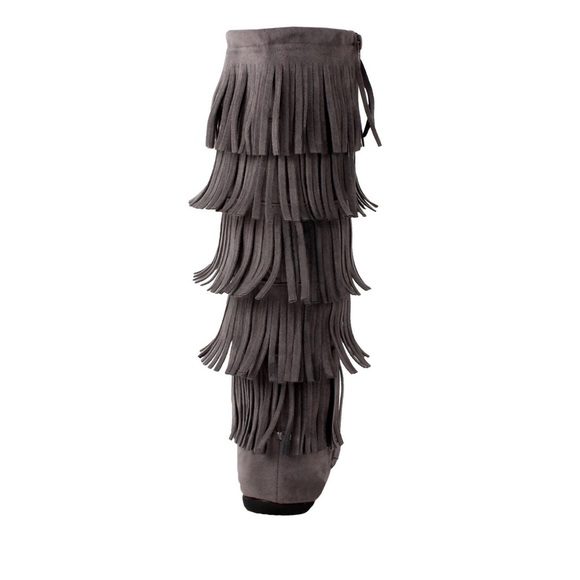 ✂️ 1 Hour Sale Fringe Layered Boots - Picture 4 of 4