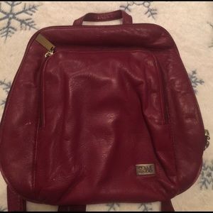 Wilsons leather pelle studio red purse