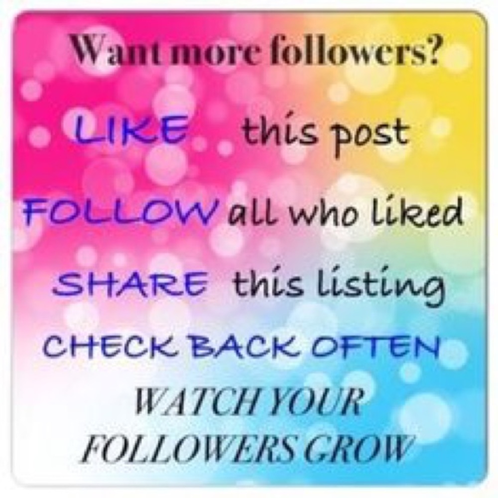 Remember to check back and follow!😘