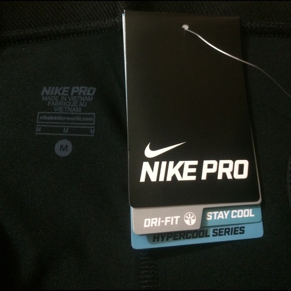 Nike Pro Dri Fit Black Shorts - Picture 6 of 8