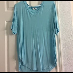 Light blue piko top