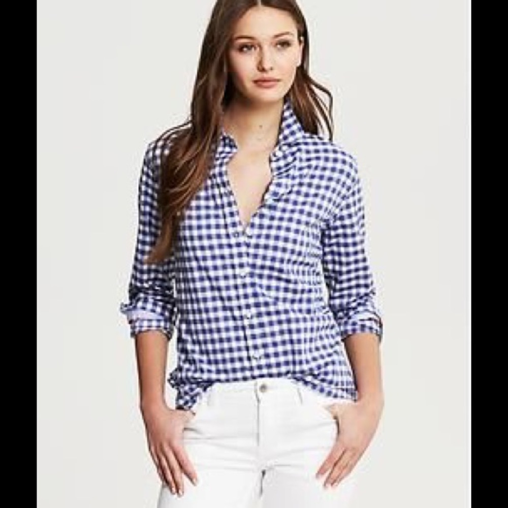 J.Crew gingham checked shirt