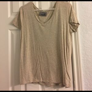 Tan short sleeve top