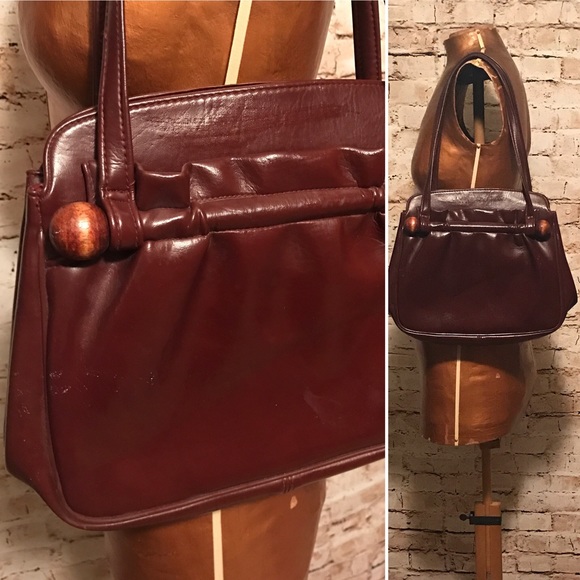 Vintage Handbags - Vintage Cognac Handbag