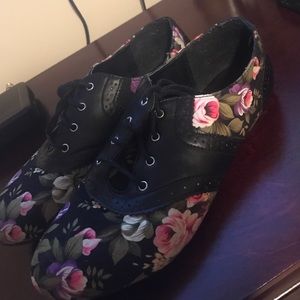 Floral Oxfords