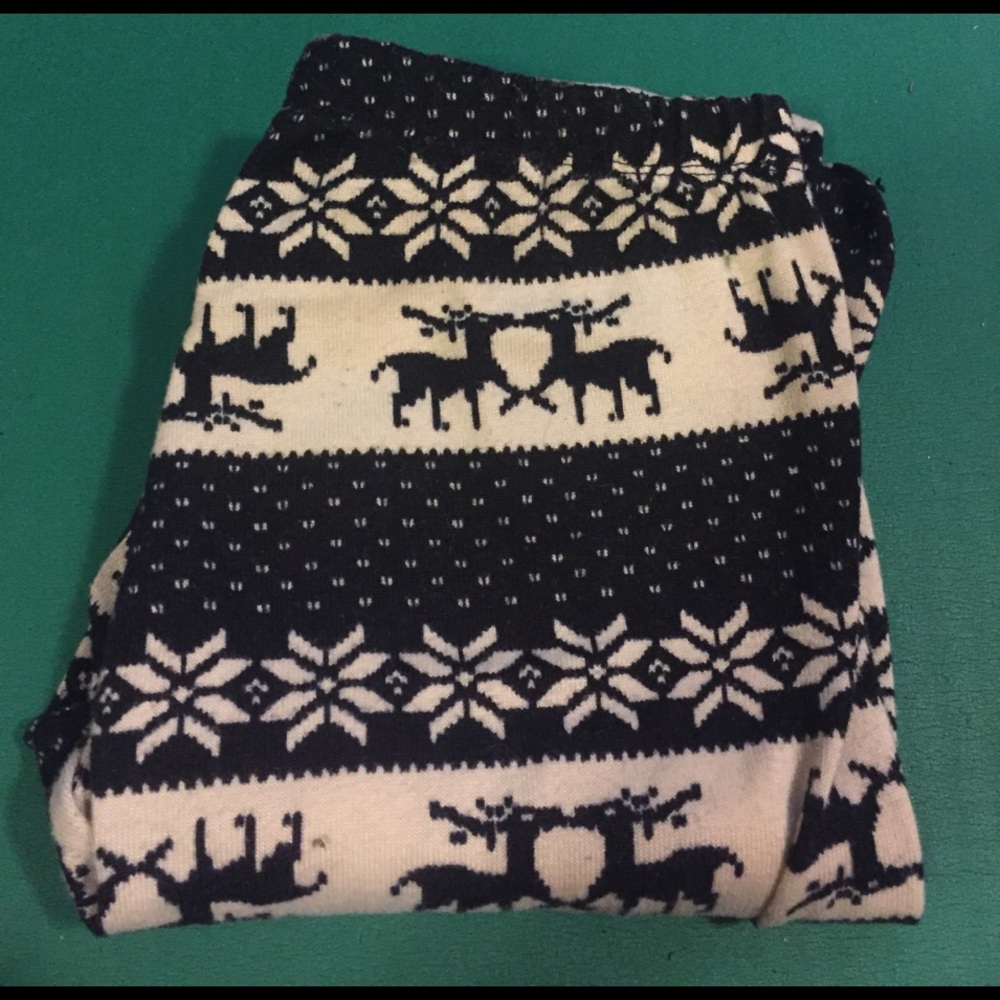 Christmas reindeer leggings