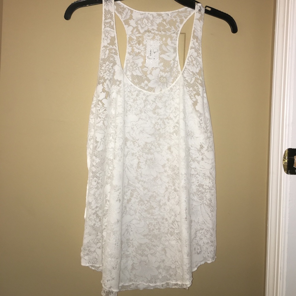 Lace tank top