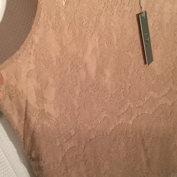 One 7 six blush lace lined tank 3x  NWT🎉🎉HP🎉🎉 - Picture 3 of 4