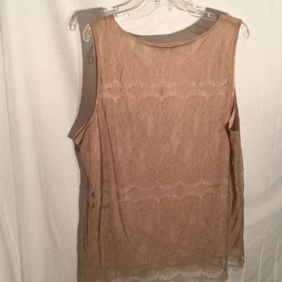 One 7 six blush lace lined tank 3x  NWT🎉🎉HP🎉🎉 - Picture 4 of 4