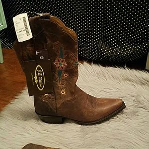 Jb Dillon cowgirl leather boots