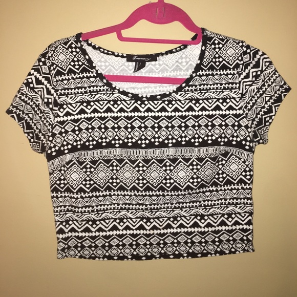 Aztec print crop top - Picture 1 of 2
