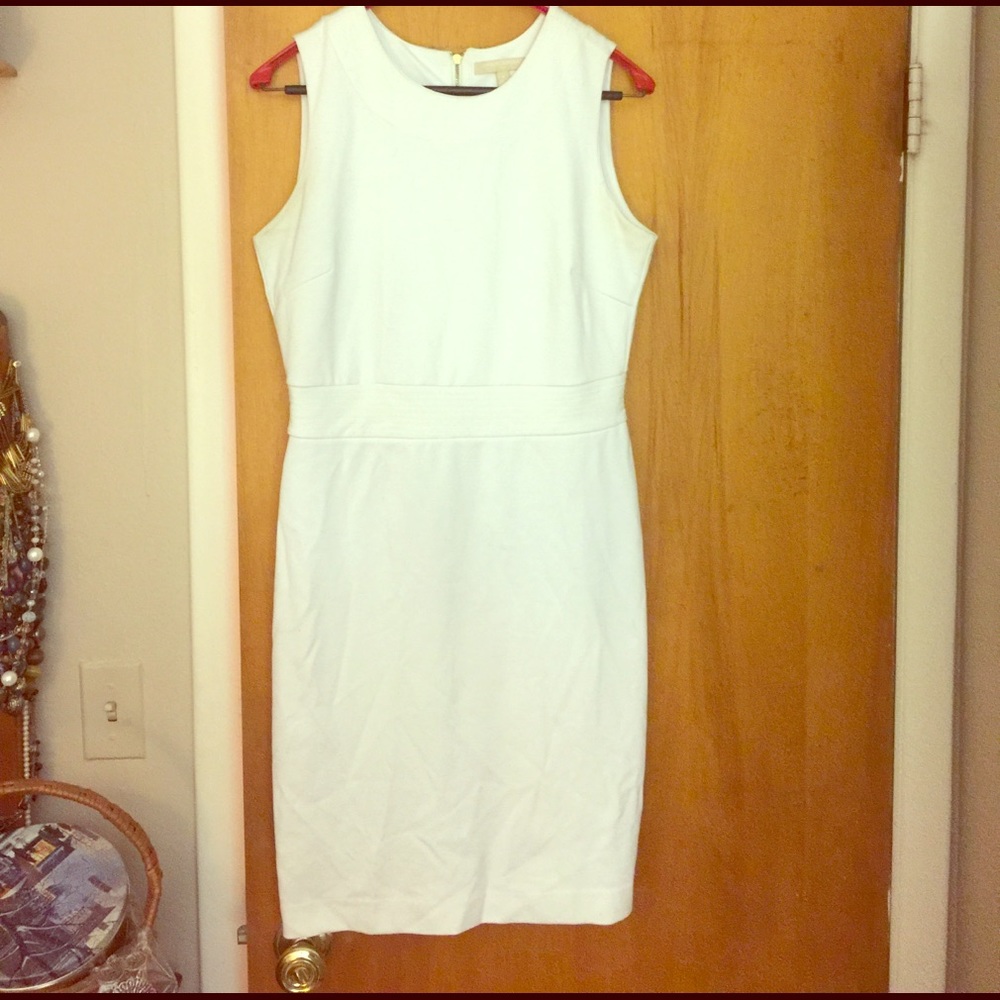 BNWOT Banana Republic White Pencil Dress 👗