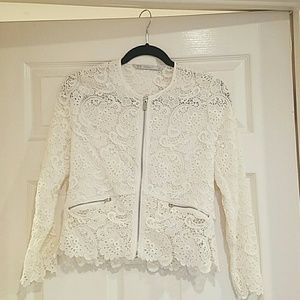 Zara lace jacket xs
