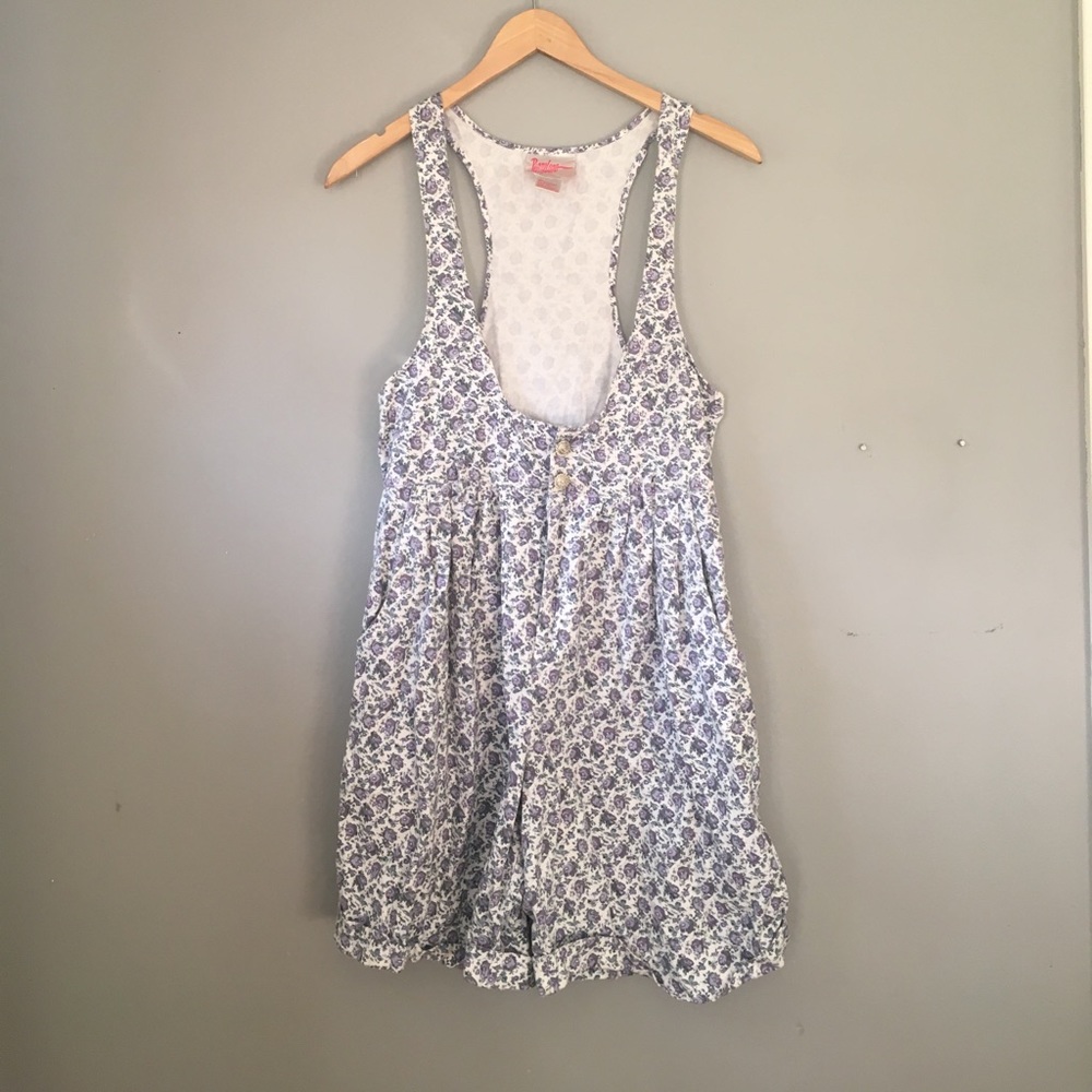 Vintage lavender floral summer jumper