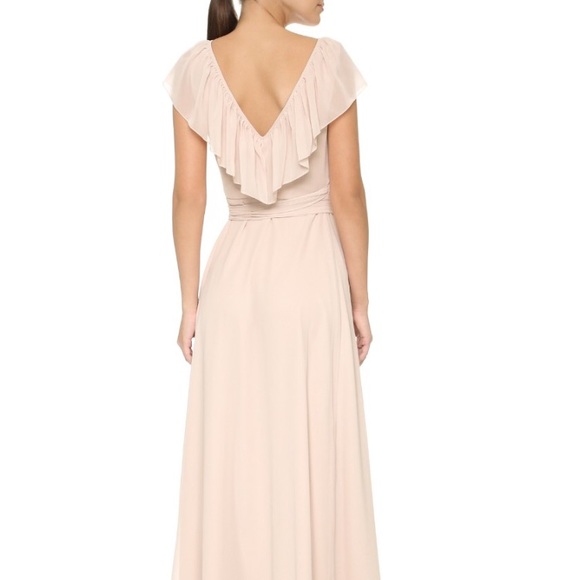 Joanna August Lolo V Neck Ruffle Wrap Dress - Picture 2 of 6