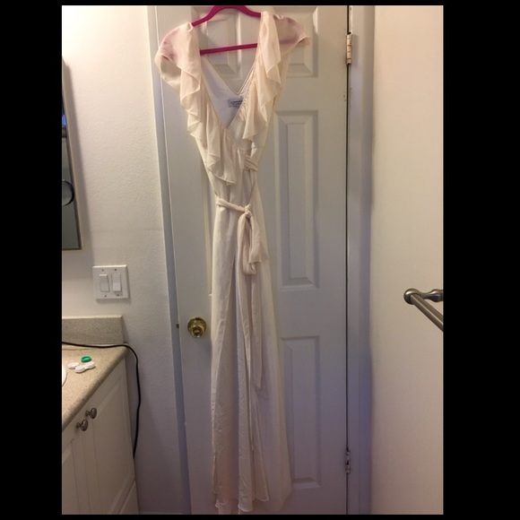 Joanna August Lolo V Neck Ruffle Wrap Dress - Picture 5 of 6