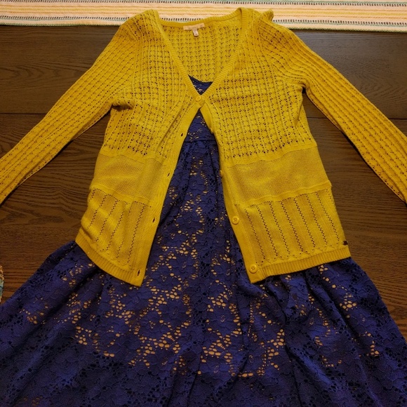 3 piece Boutique Outfit dress, cardigan and scarf - Picture 3 of 4