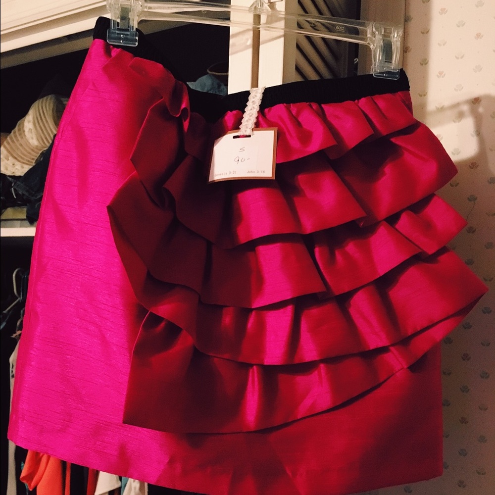Pink skirt