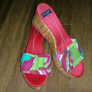 Kate Spade Peep Toe Wedge Sandals