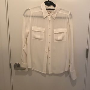 J Crew Silk Blythe Blouse