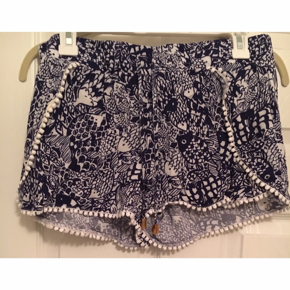 SOLD Lilly Pulitzer for Target navy scallop shorts