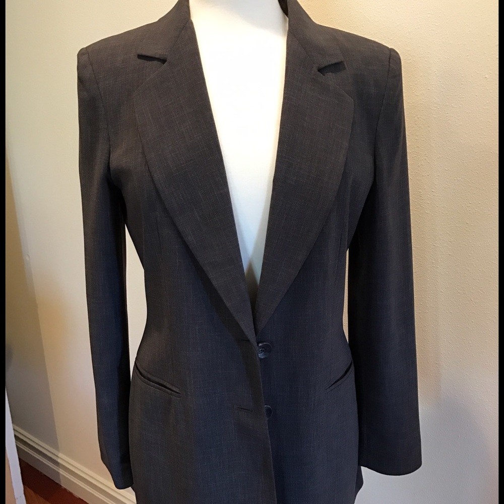 INC Dark gray light weight blazer