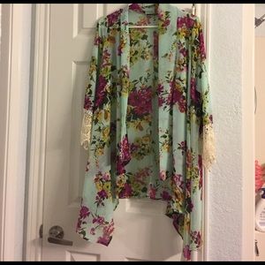 Floral kimono