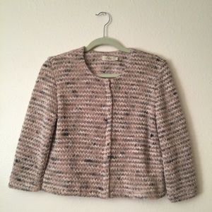 Nordstrom Elodie Blush Spring Career Knit Blazer
