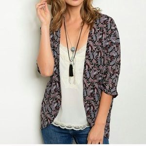 Paisley Kimono NWT