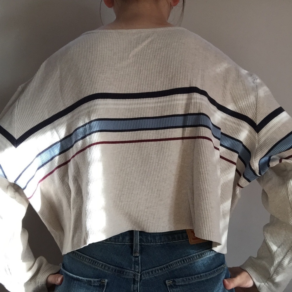 Striped Crop Top