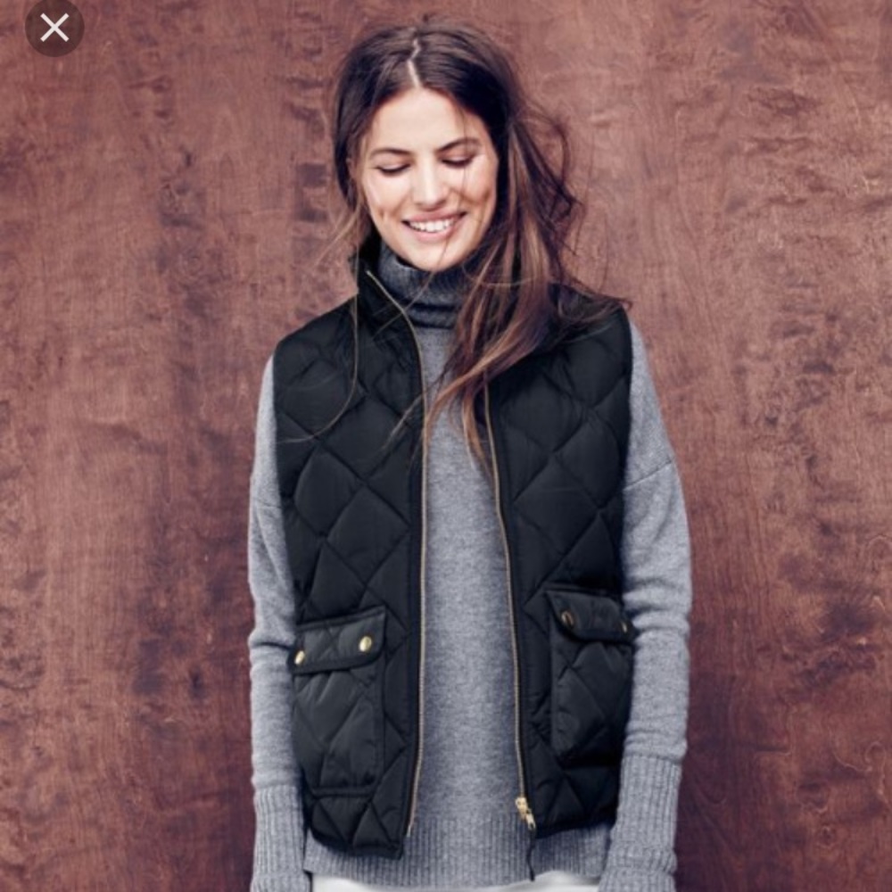J. Crew Excursion quilted down vest