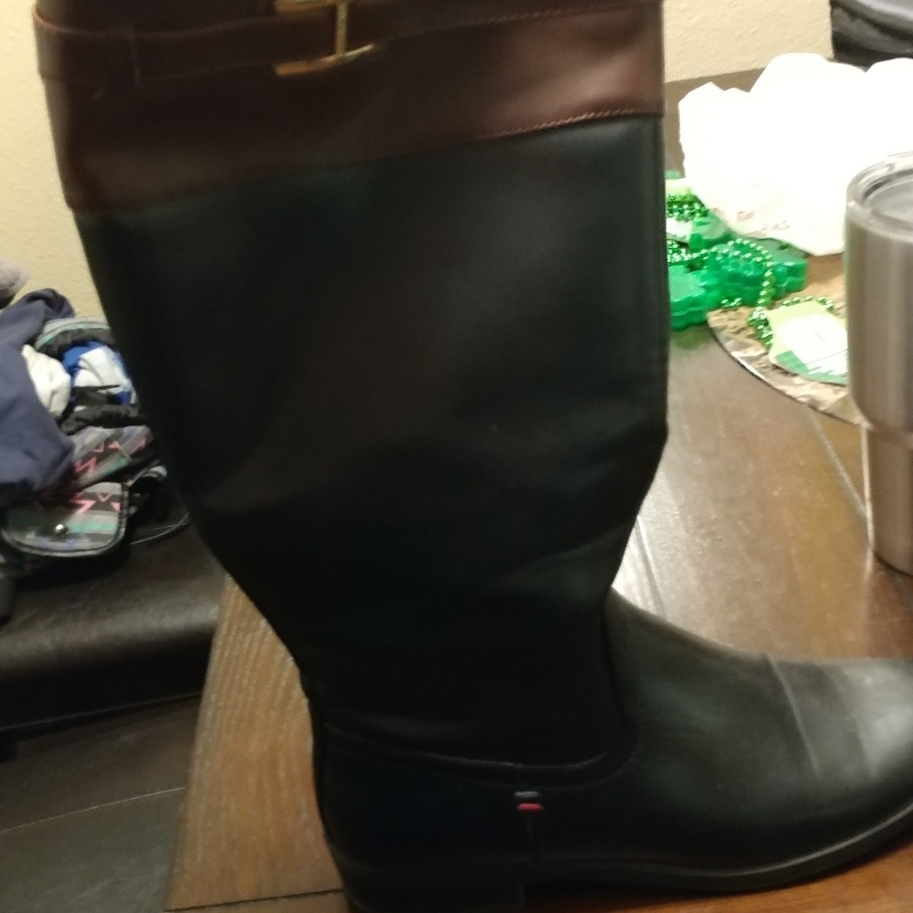 Tommy Hilfiger riding boots.