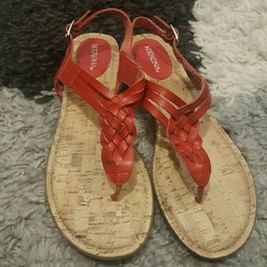 Red Merona Sandals