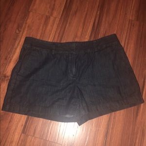 Loft super cute dark denim shorts!