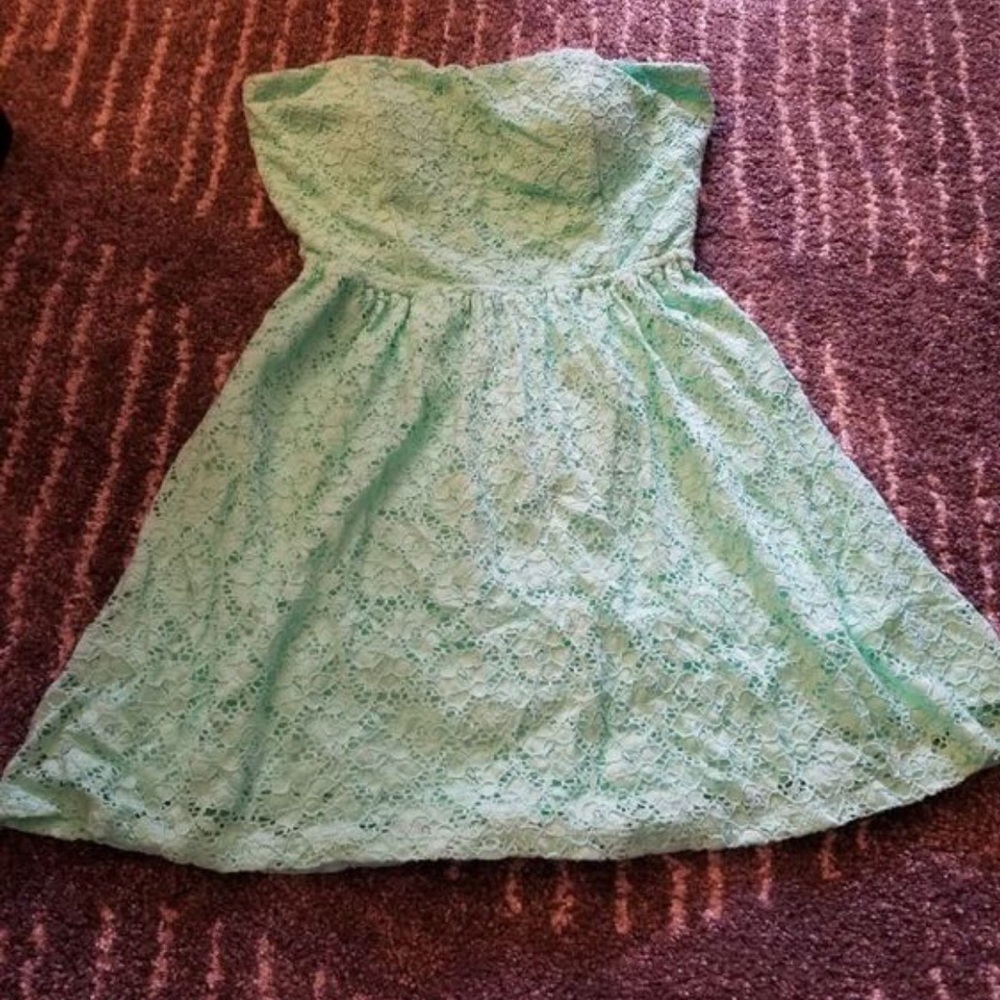 Mint tube dress