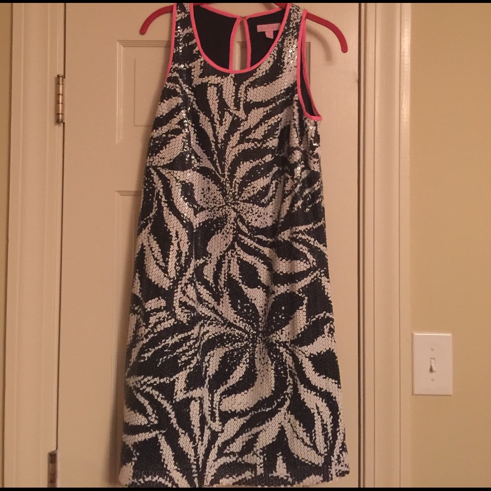 Lilly Pulitzer Sz 10 sequin dress nwot.