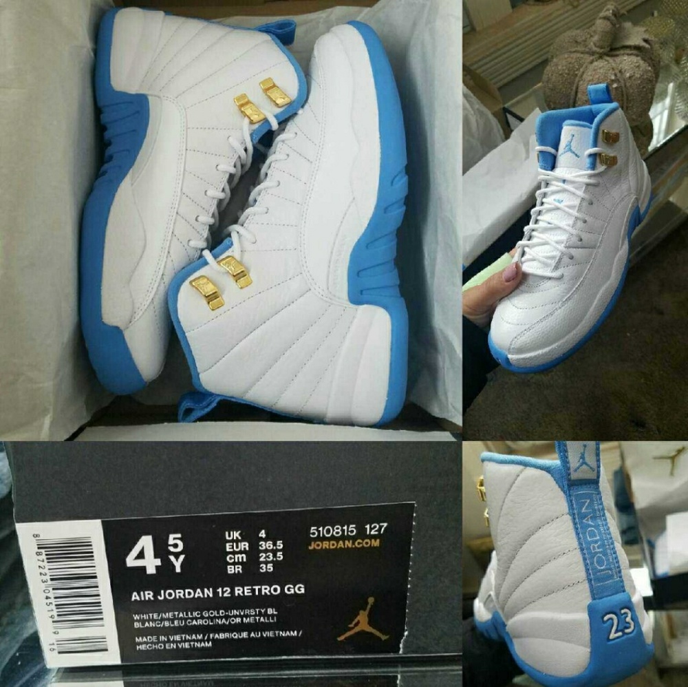 Jordan Retro 12 GG Limited Edition Univ N.Carolina