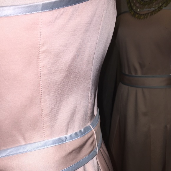 Tocca strapless dress with tie sash. - Picture 3 of 6