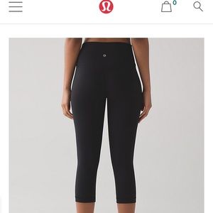 LuLulemon Align Crop High Rise