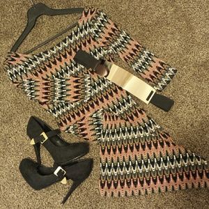 Bohemian print dress