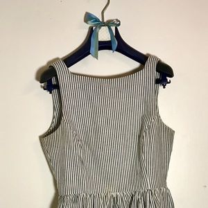 Cotton Seersucker Kennedy Dress