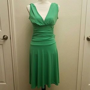 Green Women's Stretchy Knit Dress