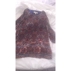 Chiffon shift dress