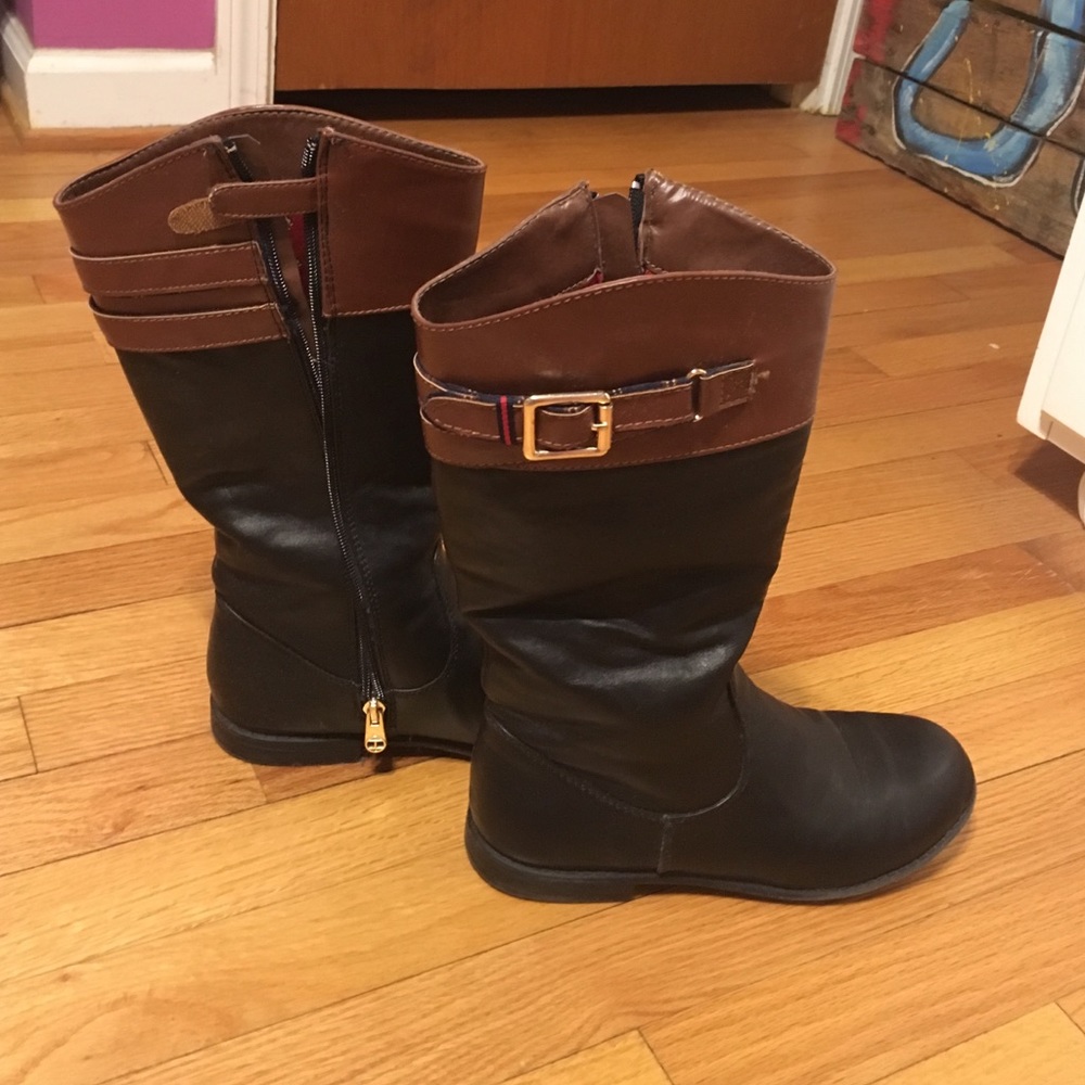 Two tone Tommy Hilfiger boots