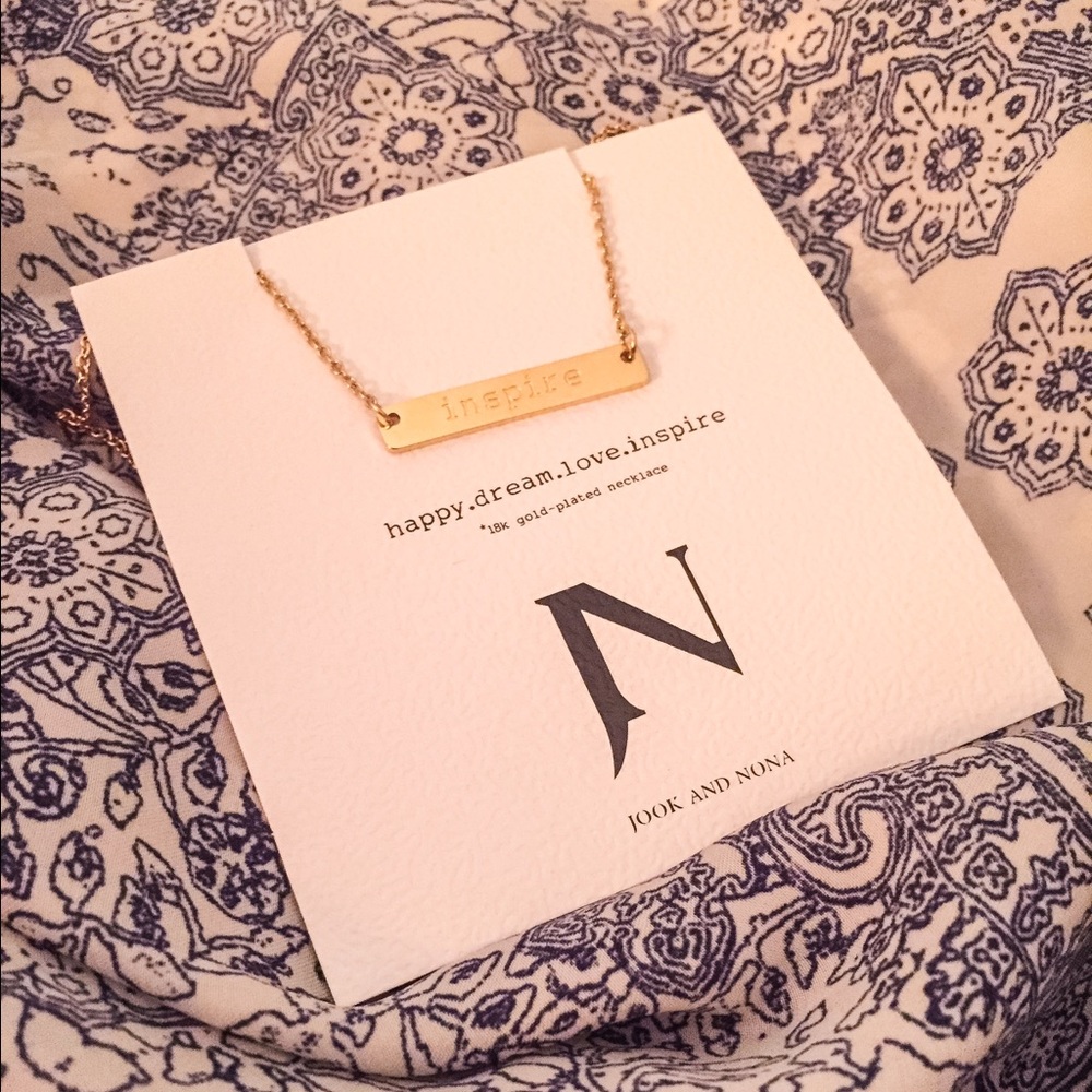 Jook and Nona Gold Plated Necklace