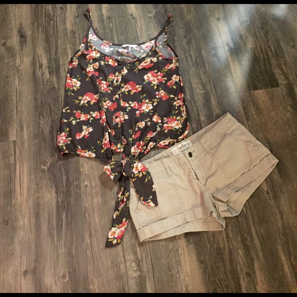 Floral Strappy Shirt