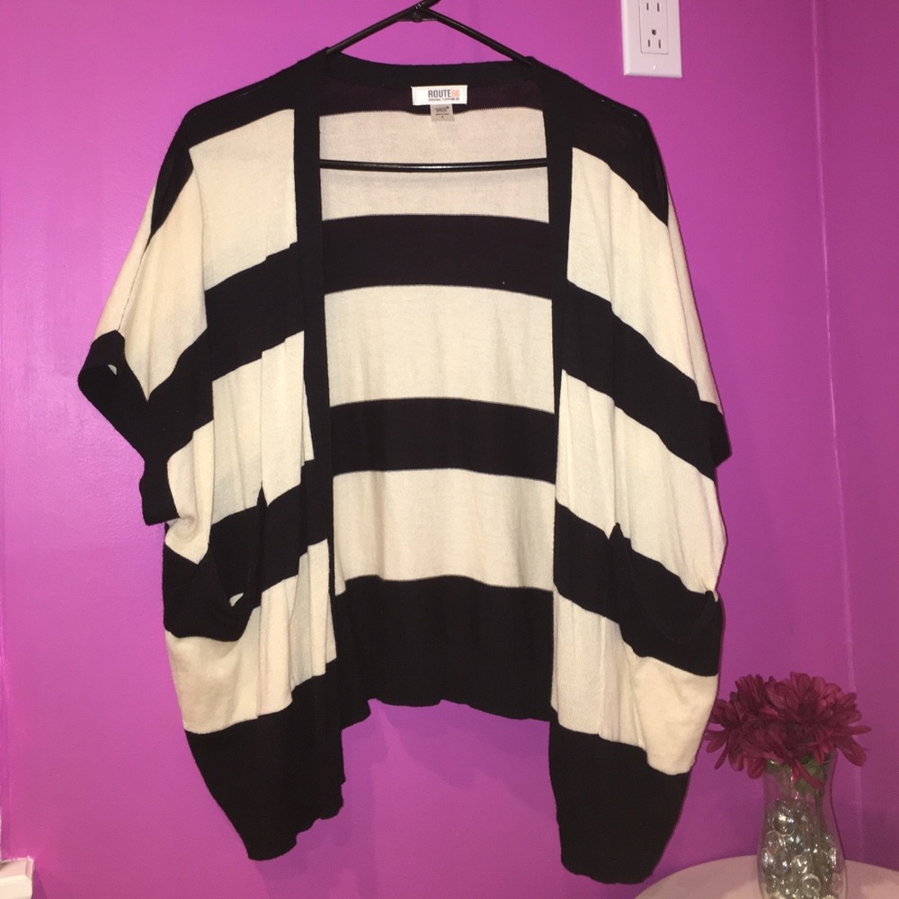Stripped Cardigan